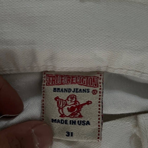 True Religion Bobby White Jeans Size 31 - Picture 3 of 7